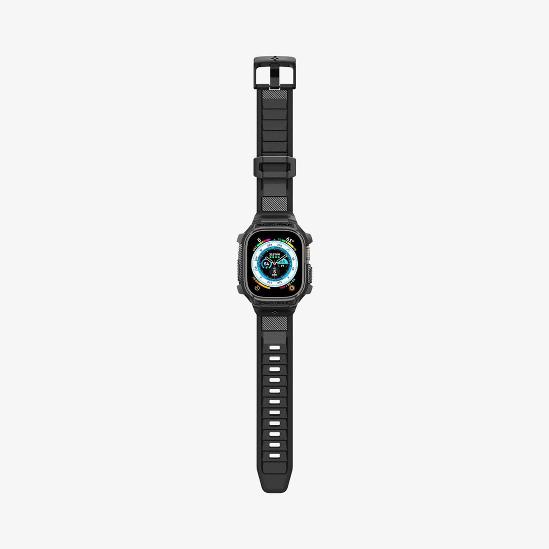 ACS05460 - Apple Watch Series (Apple Watch (49mm)) in matte black showing the front