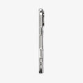 ACS10041 - iPhone 17 Pro Max Case Ultra Hybrid Zero One (MagFit) in Zero One Natural Titanium showing the side