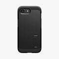 ACS09137 - iPhone 16e Case Tough Armor AI (MagFit) in Black showing the back