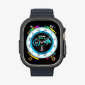 ACS05458 - Apple Watch Ultra (Apple Watch (49mm)) Case Thin Fit in black showing the front