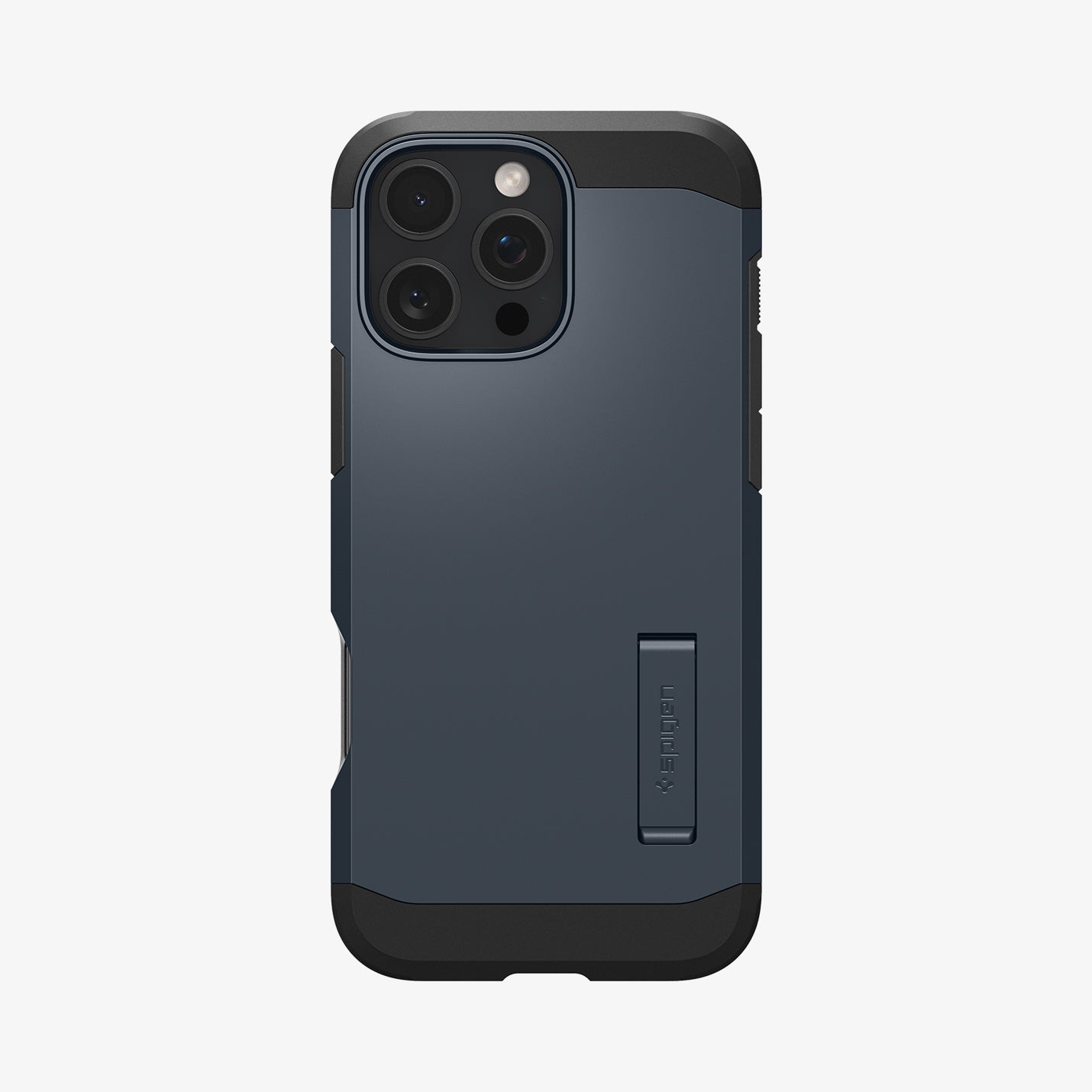 ACS08147 - iPhone 16 Pro Case Tough Armor AI (MagFit) in Metal Slate showing the back