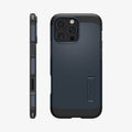 ACS08504 - iPhone 16 Pro Max Case Tough Armor T AI (MagFit) in Metal Slate showing the back and side