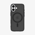 ACS09074 - iPhone 16 Case Ultra Hybrid T (MagFit + Camera Control) in Frost Black showing the back