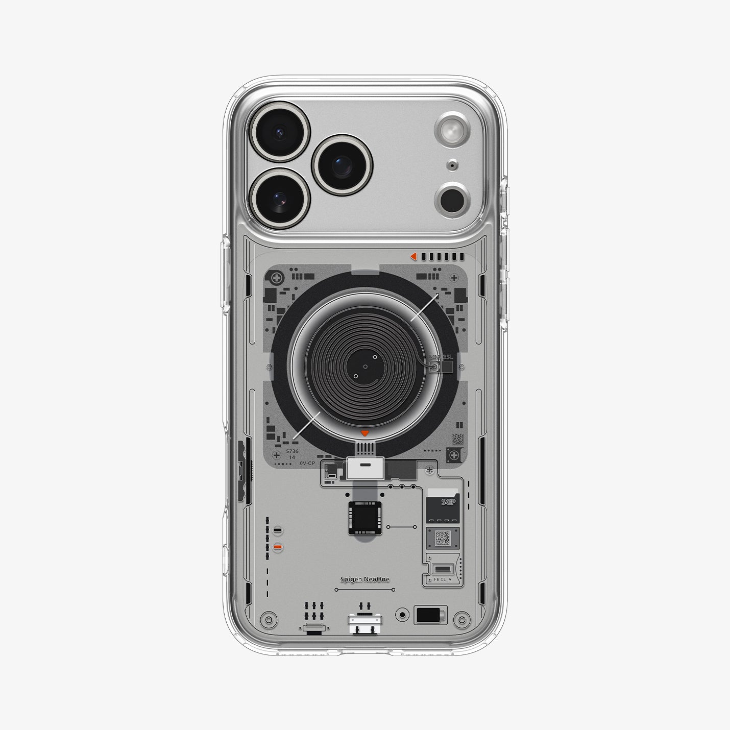 ACS10043 - iPhone 17 Pro Max Ultra Hybrid Neo One (MagFit) showing the back