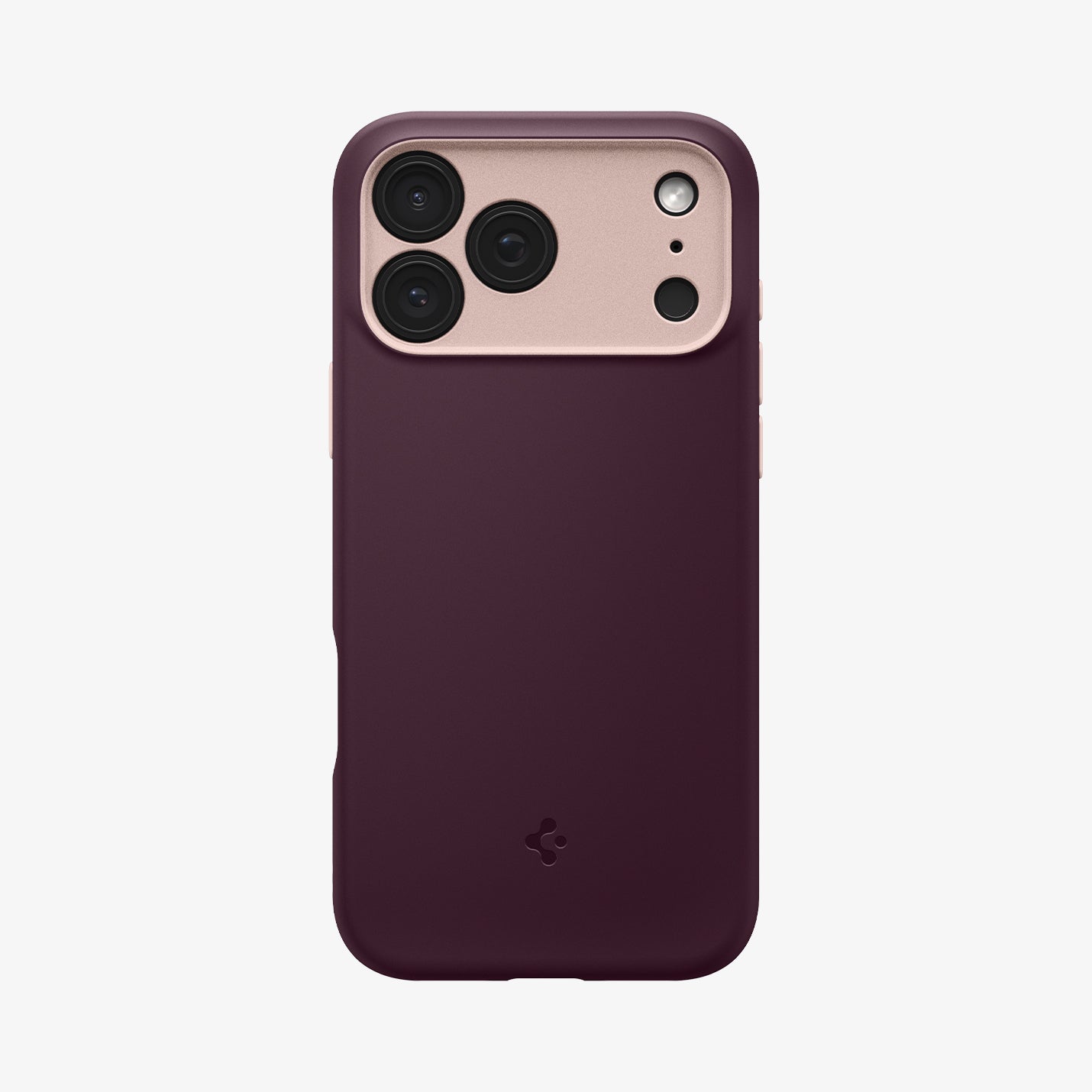 ACS09914 - iPhone 17 Pro Max Case Nano Pop (MagFit) in burgundy bean showing the back