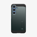 ACS09010 - Galaxy S25 Case Tough Armor AI (MagFit) in Abyss Green showing the back