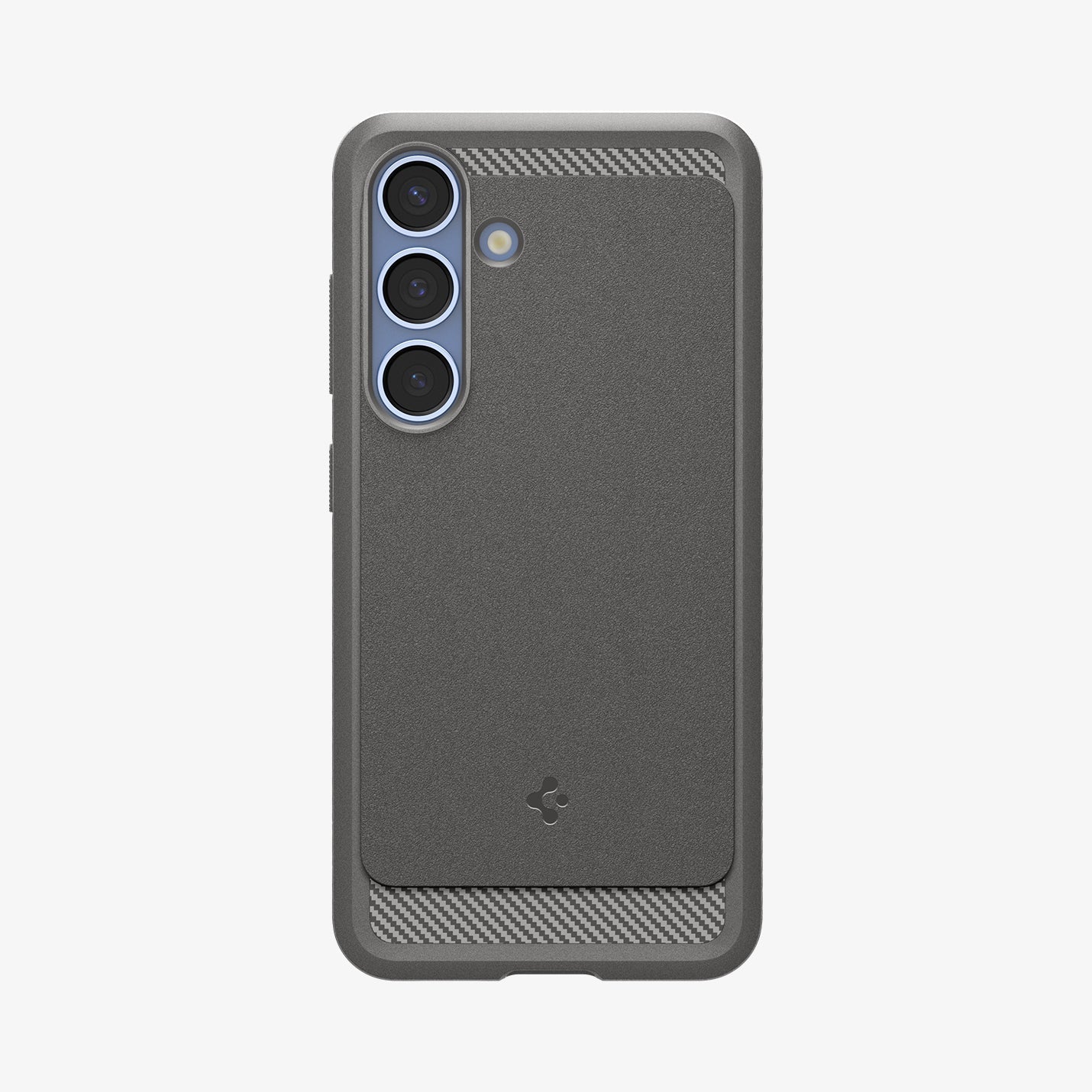 ACS08999 - Galaxy S25 Case Rugged Armor (MagFit) in Marble Gray showing the back
